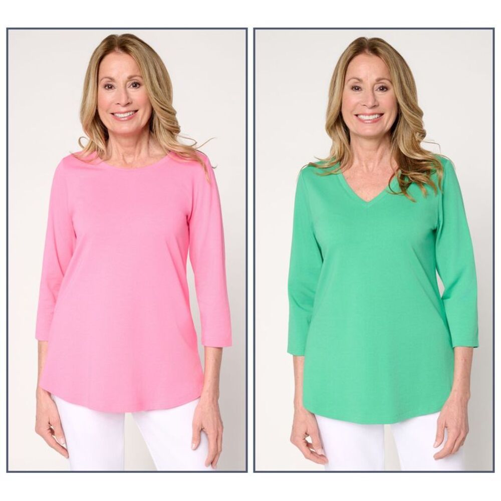 Belle by Kim Gravel Women's Top Sz S Make Your Selection: DarkGreen